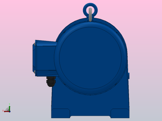 RX77底脚轴伸式安装斜齿轮减速机RX77-Y1.5-4P-90L-M1-0°后视缩略图