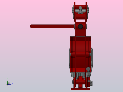 YWZ2系列电力液压鼓式制动器YWZ2-300／50-ⅡB-RL.HR左视缩略图