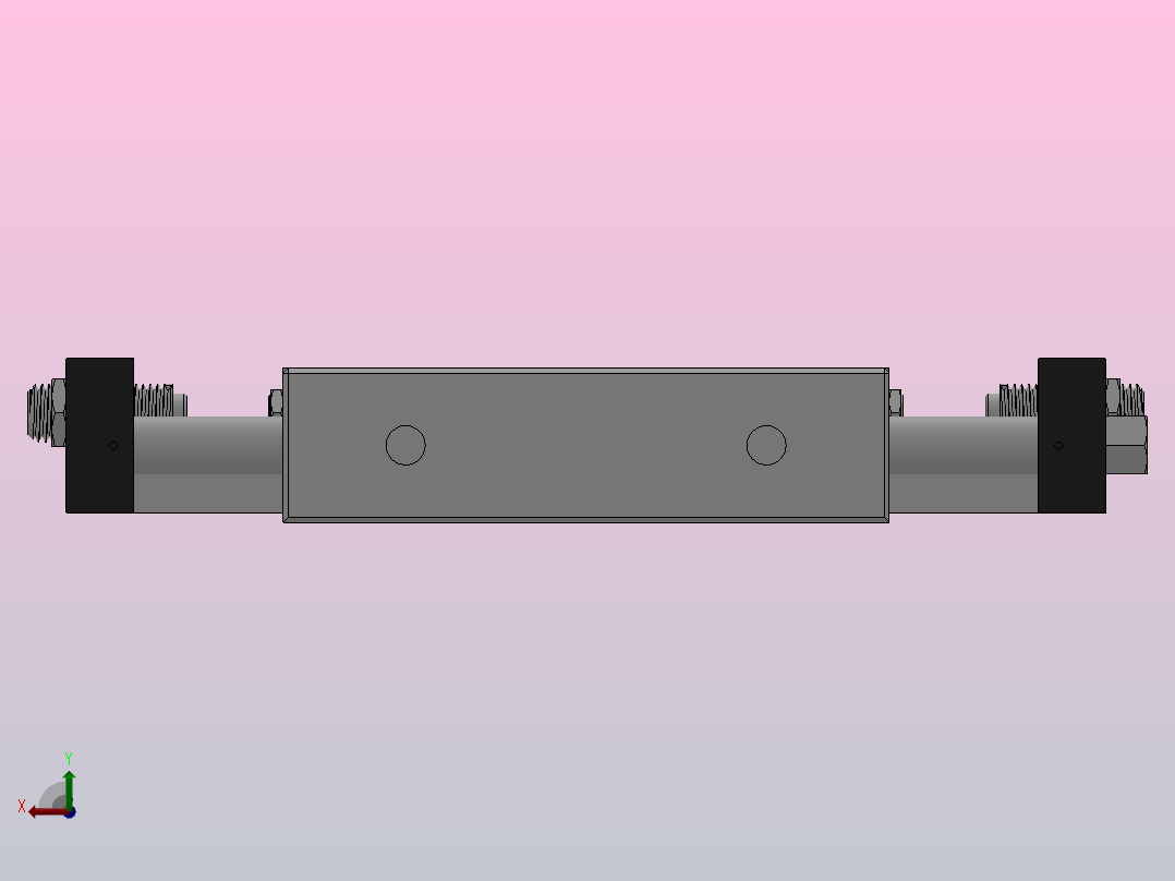 STM系列滑台气缸[STMS-25X50]后视图