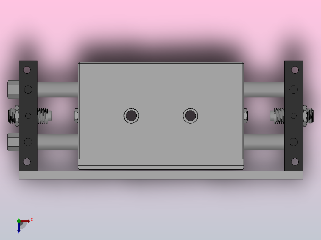 STM系列滑台气缸[STMS-25X50]俯视图