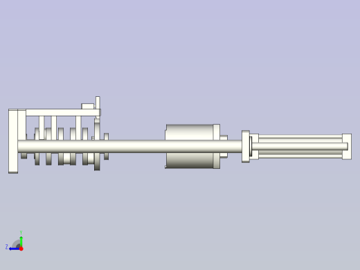 发动机曲轴齿圈压紧工装右视缩略图