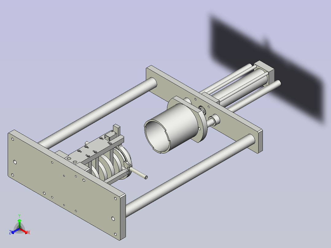 发动机曲轴齿圈压紧工装正等轴测图