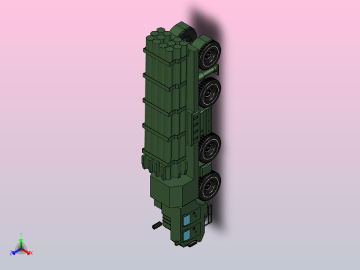 BM-30龙卷风火箭炮玩具模型