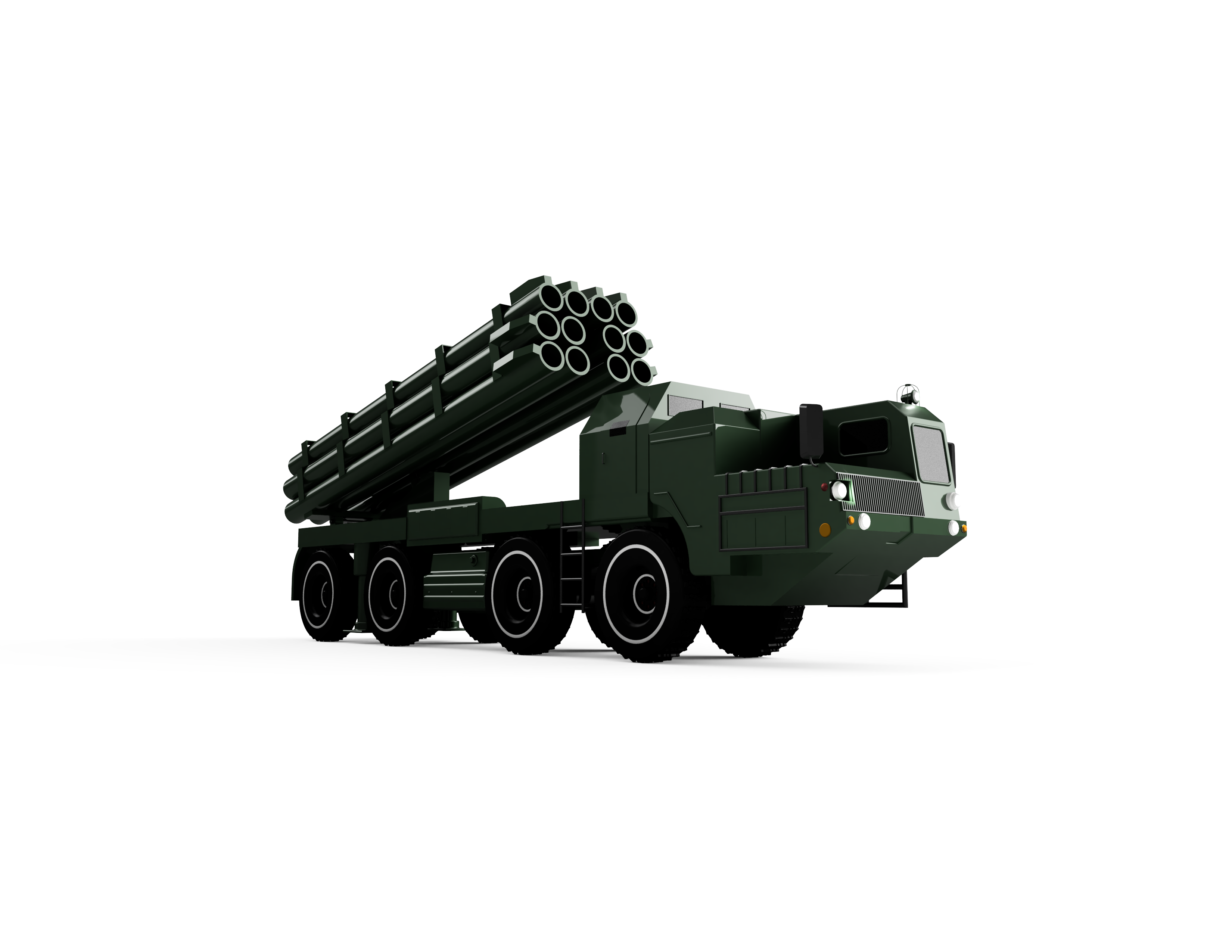 BM-30龙卷风火箭炮玩具模型