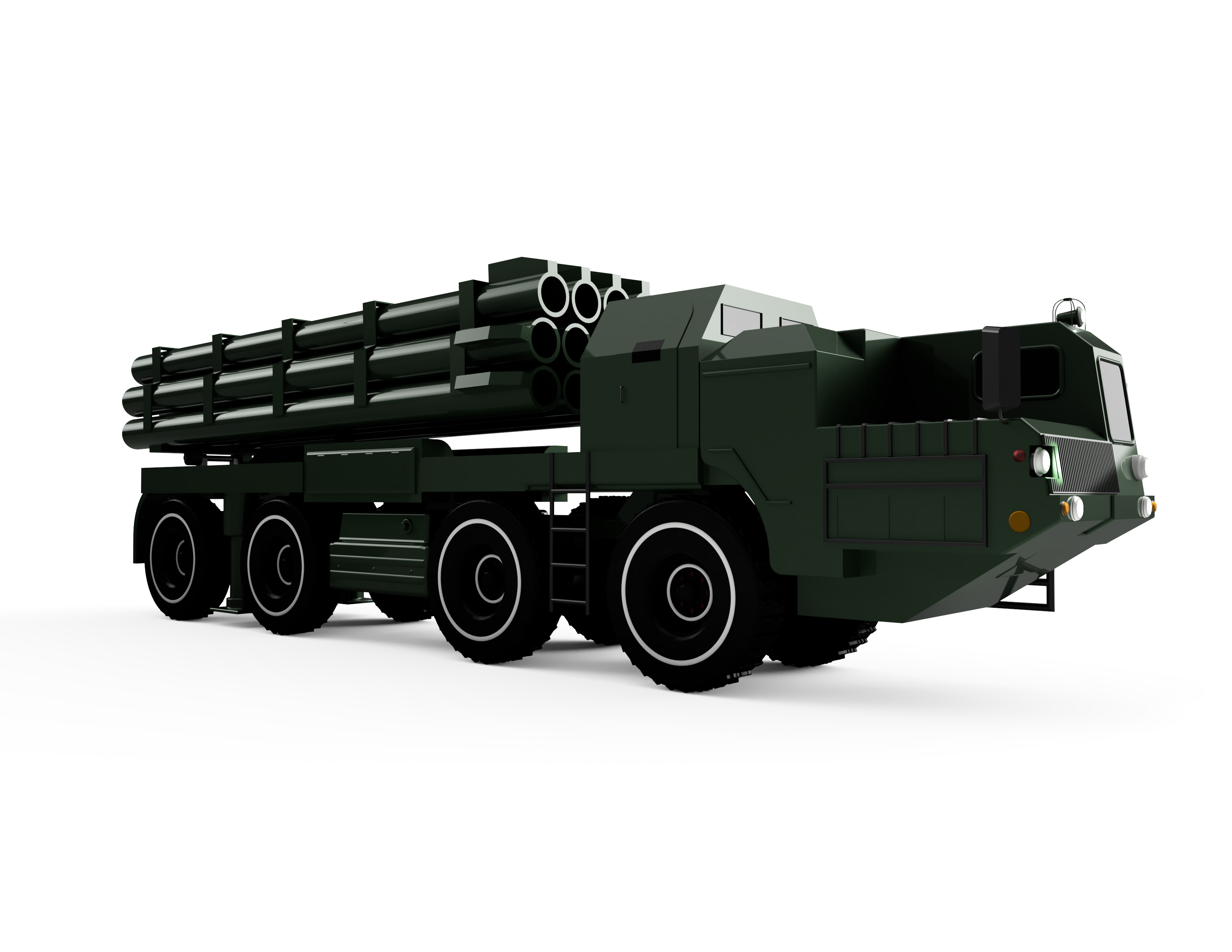 BM-30龙卷风火箭炮玩具模型