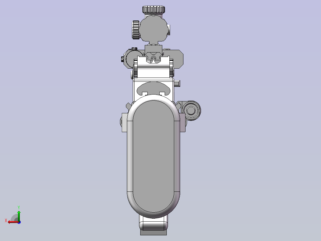 m14 ebr枪后视图