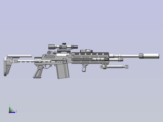 m14 ebr枪左视缩略图