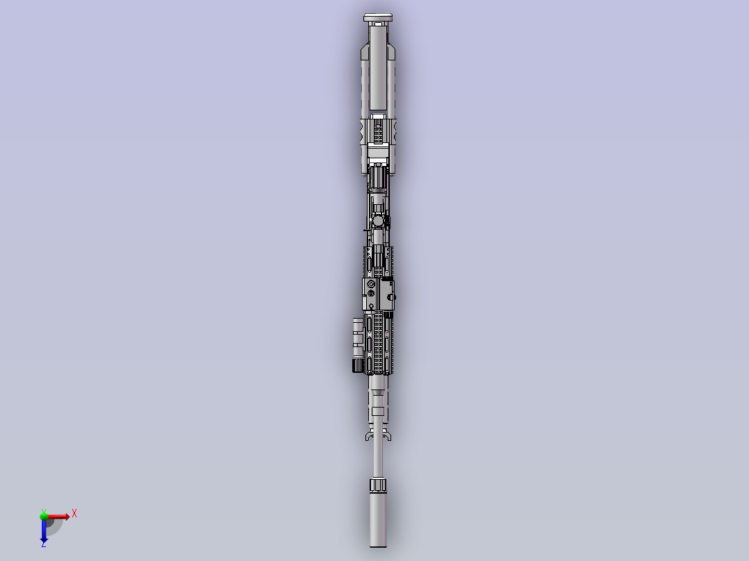m14 ebr枪俯视图