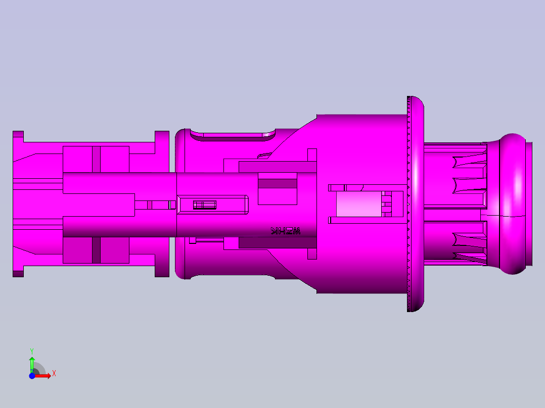 点烟器3d数模前视图