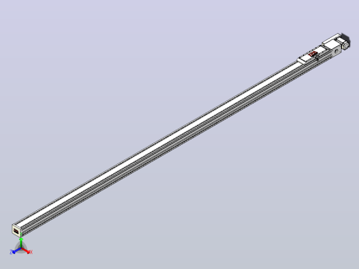 伺服电机集成皮带传动直线执行器TPA-OCB-120-224-L3950-MR-P75-N3正等轴测缩略图