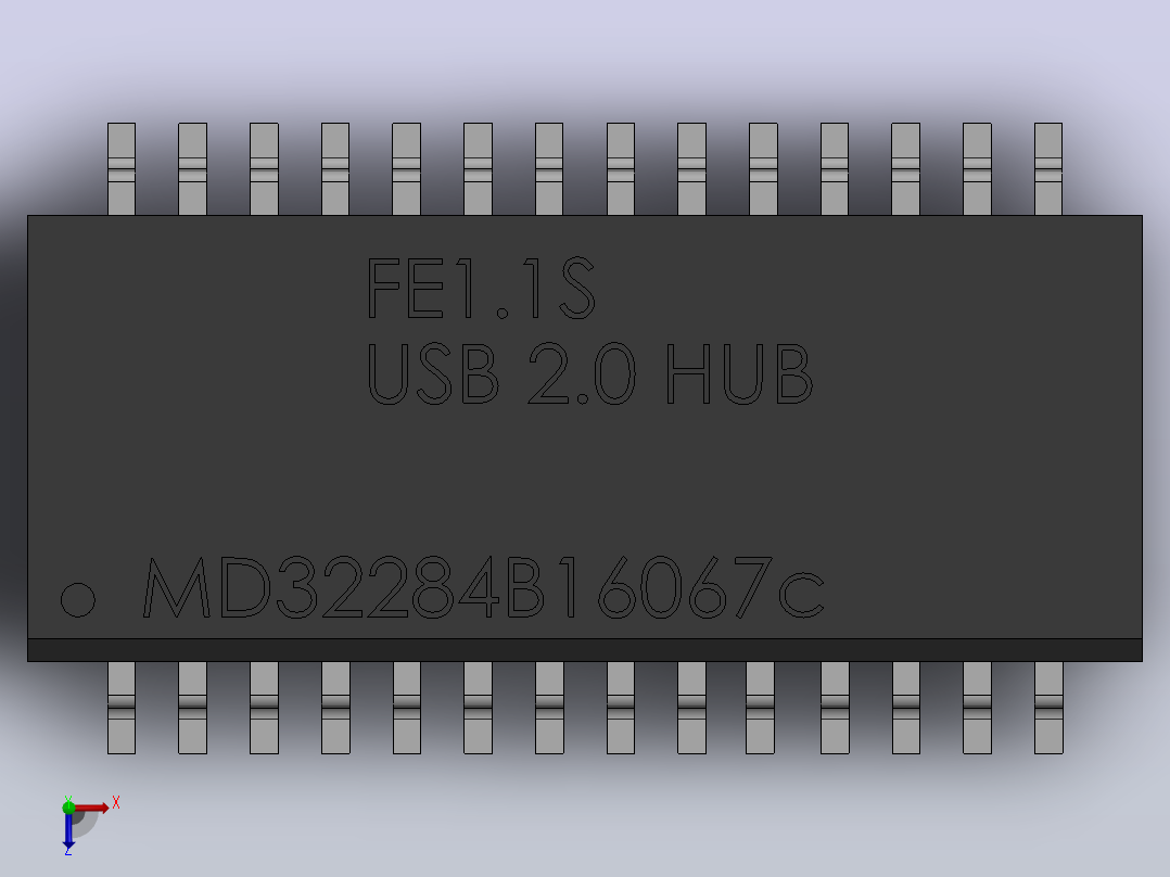 fe1-1s-usb-2-0-hub-11俯视图