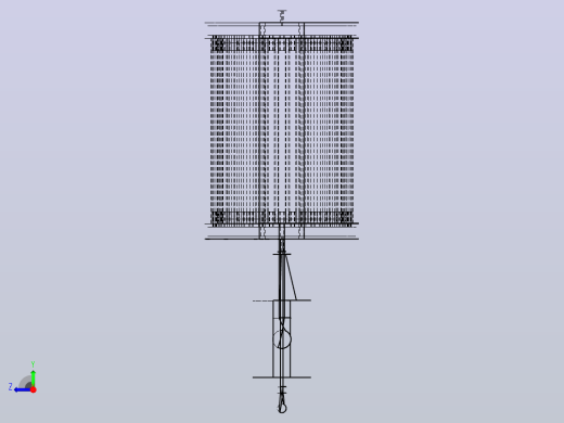 锅炉炉体结构右视缩略图