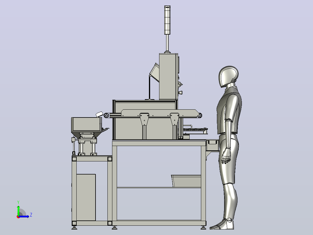 maquina cargadora de laminas automatica 11左视图