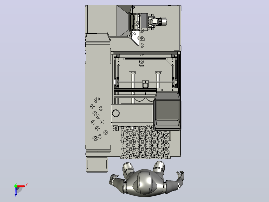 maquina cargadora de laminas automatica 11俯视图