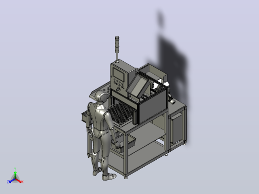 maquina cargadora de laminas automatica 11正等轴测缩略图