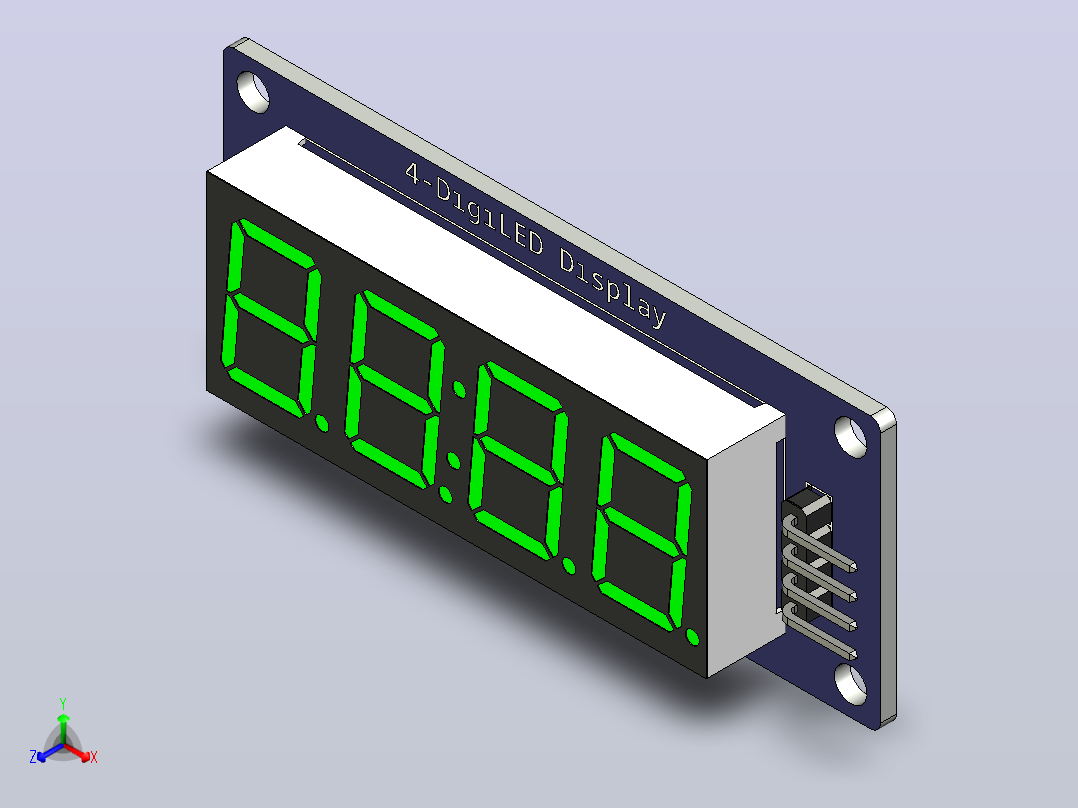 TM1637 Arduino 模块主视图