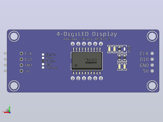 TM1637 Arduino 模块后视缩略图