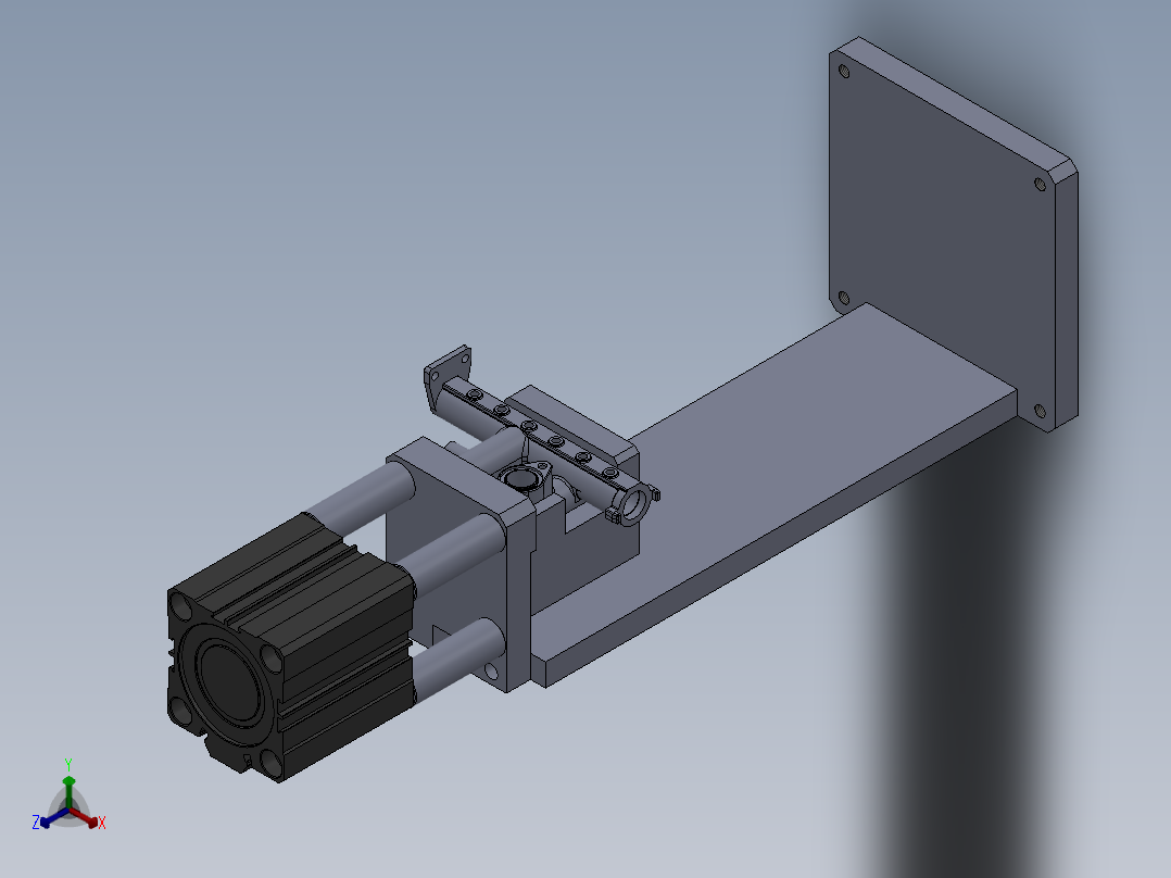 喷气管总成封9压盖工装正等轴测图