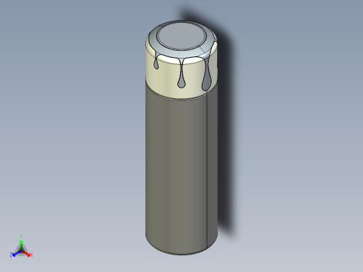 保温水壶 水壶 办公水壶 隔热水壶正等轴测缩略图