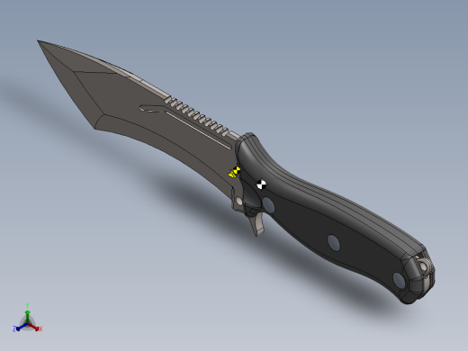 砍刀正等轴测缩略图