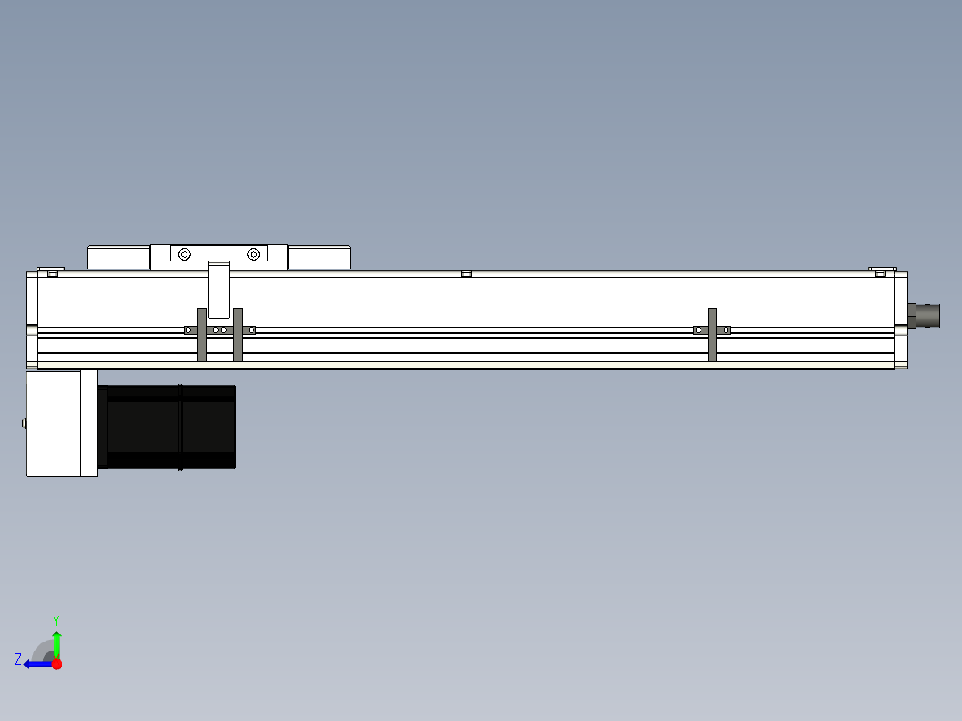 Toyo东佑达直线模组-ECH14-350-BM-200W右视图