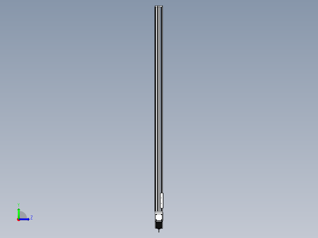 Toyo东佑达直线模组-ETB14-R-1650左视图