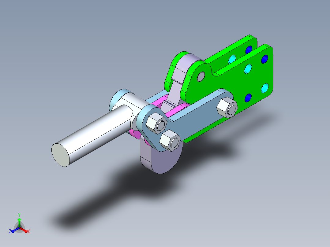 仪表板骨架焊接夹具