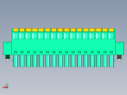 DEGSON 15EDG（公头） 3.5mm 螺钉锁紧，插拔式接线端子 FullPack-15EDGKDM-3.5-16P-14-00AH后视缩略图