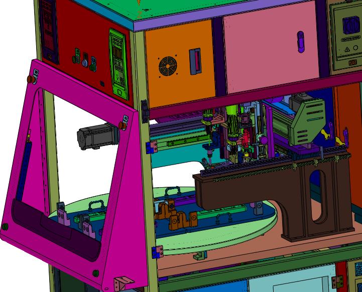 多工位转盘式机械手锁附设备