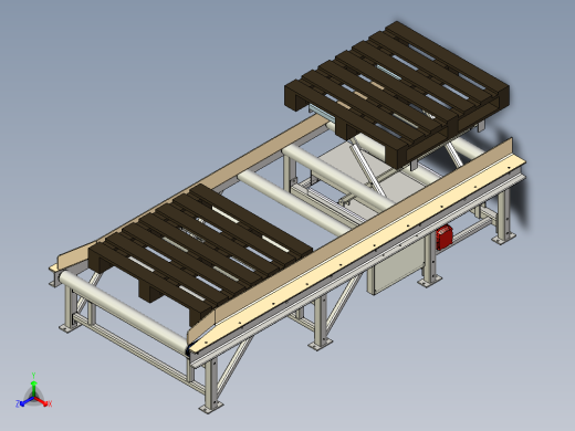 托盘输送机升降平台
