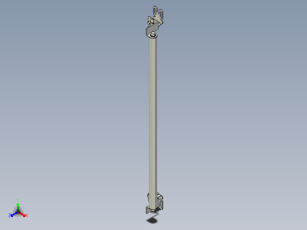 基恩士SL-JB47_back-mount_kc图纸模型正等轴测图