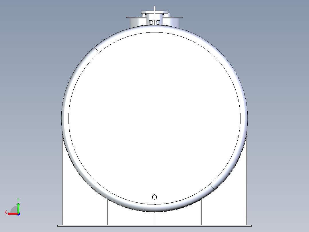 76 x 204, IGS贮存罐后视图
