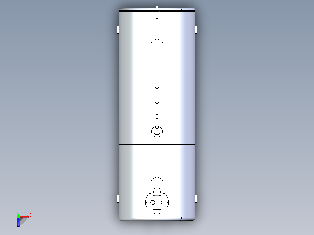 76 x 204, IGS贮存罐俯视图