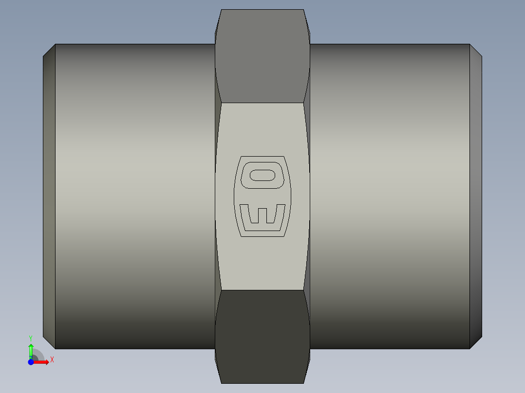 卡套式工业通用硬管接头EO Union G12LLCFX前视图