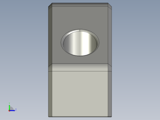 取手(不銹鋼)EG-3D多系列多零件图纸模型左视缩略图