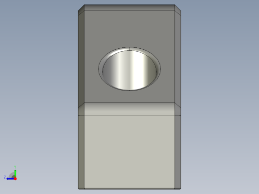 取手(不銹鋼)EG-3D多系列多零件图纸模型右视缩略图