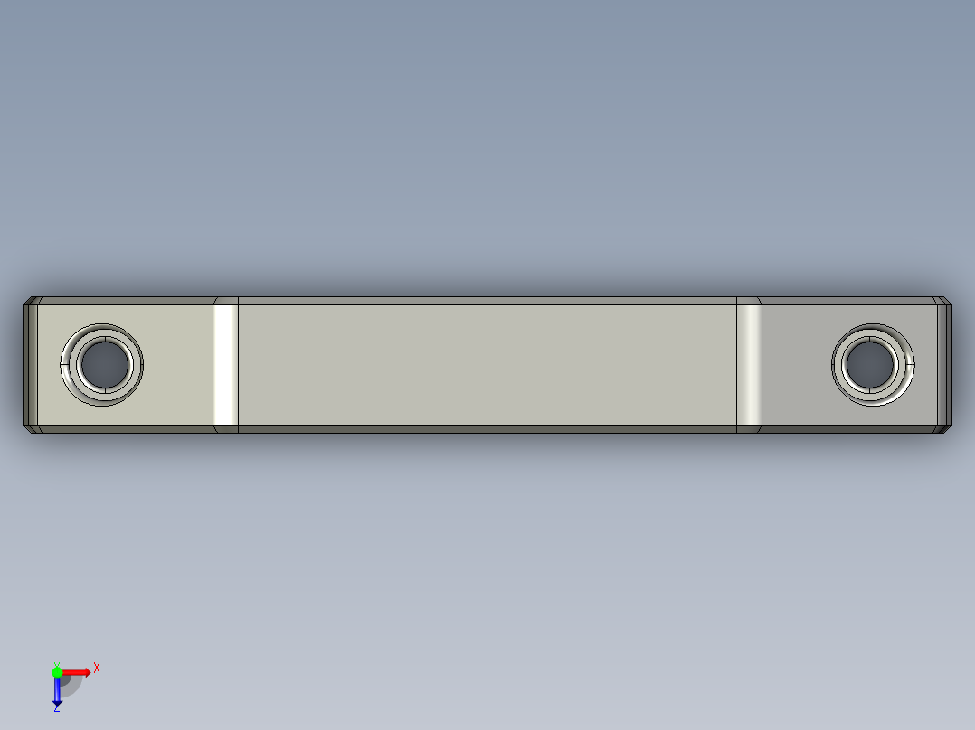 取手(不銹鋼)EG-3D多系列多零件图纸模型俯视图