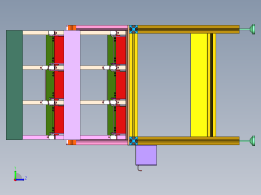 防错拿物料料架系统左视缩略图