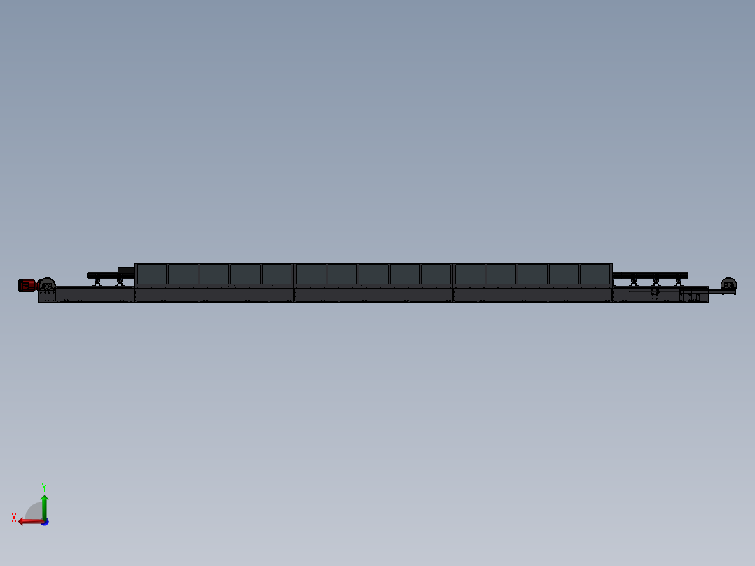 即插即用输送带后视图