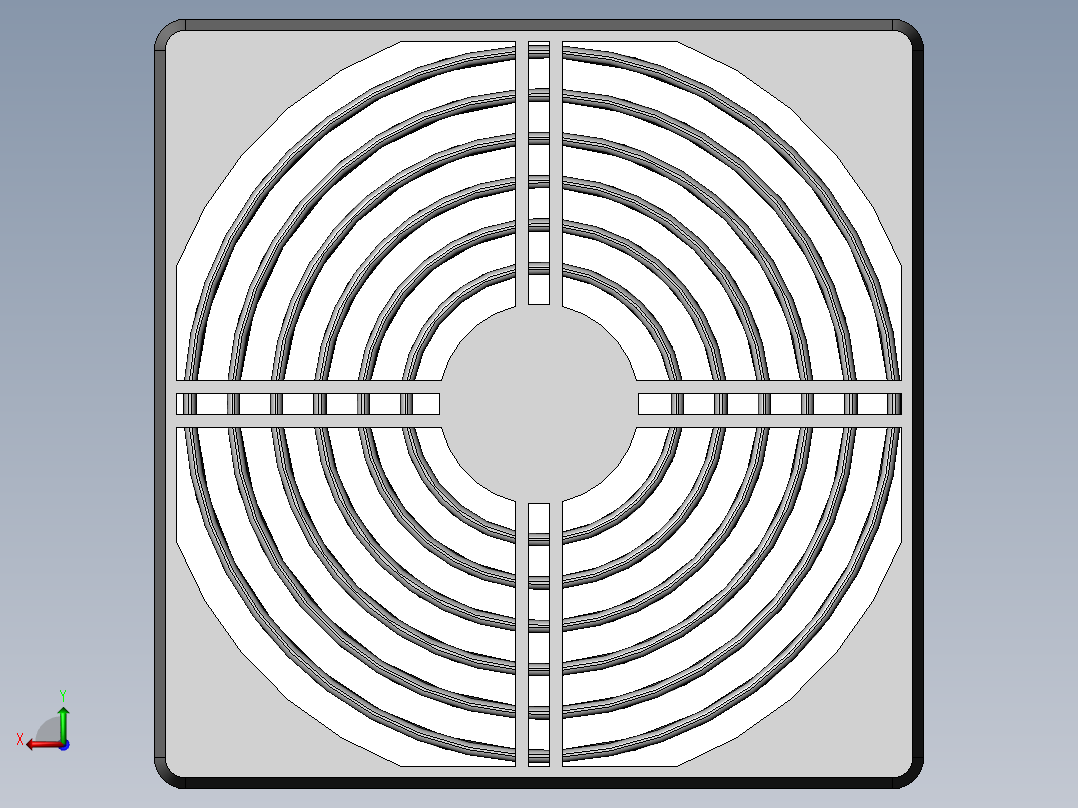 轴流风扇UF-123823(120)后视图