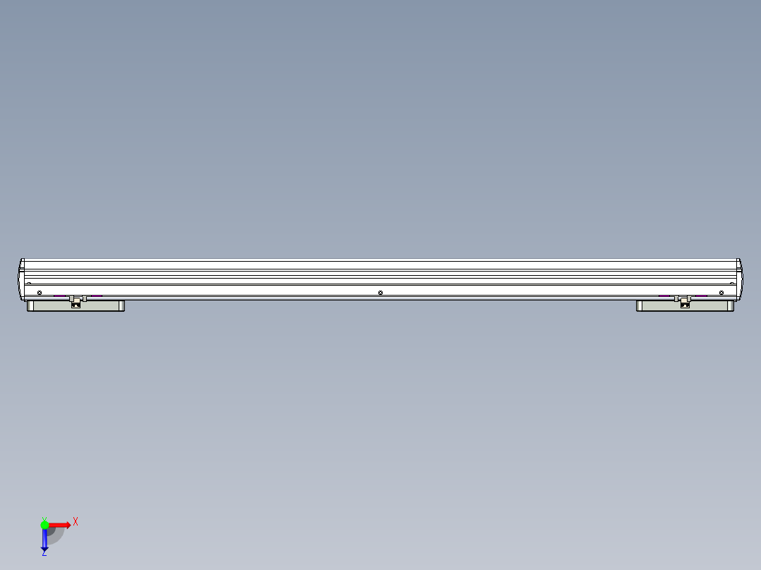 威洛博LC系列3d模型模组2LC14S1Y-S800俯视图