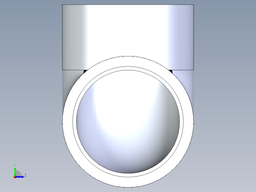 聚氯乙烯配件05-Sch80_90Elbow_SxS_806-030 _3in左视缩略图