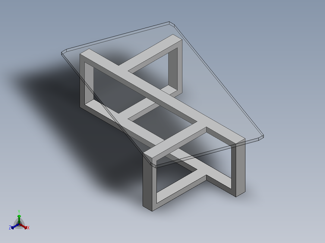 桌子正等轴测图