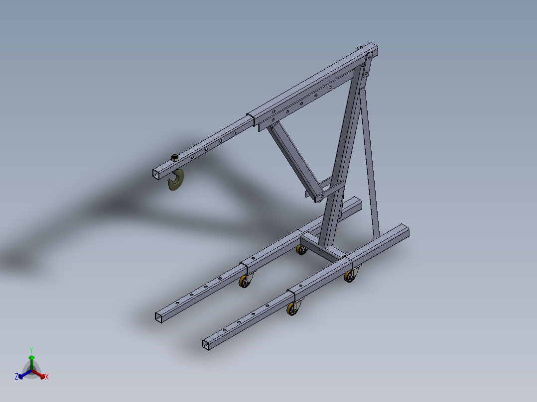 1吨手动提升机结构