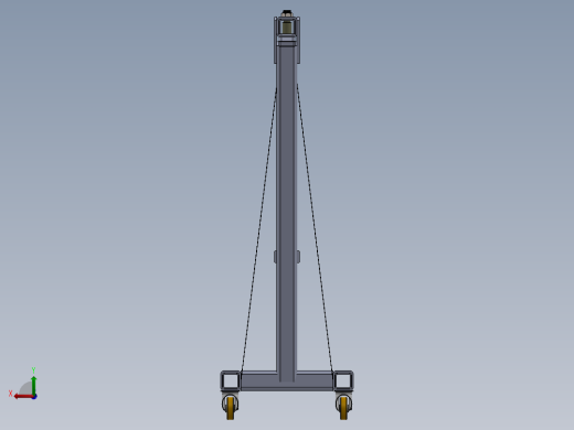 1吨手动提升机结构后视缩略图
