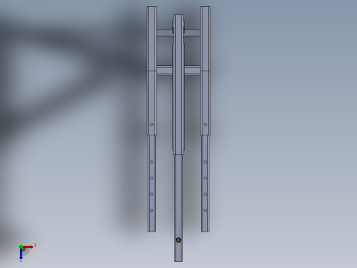 1吨手动提升机结构俯视缩略图