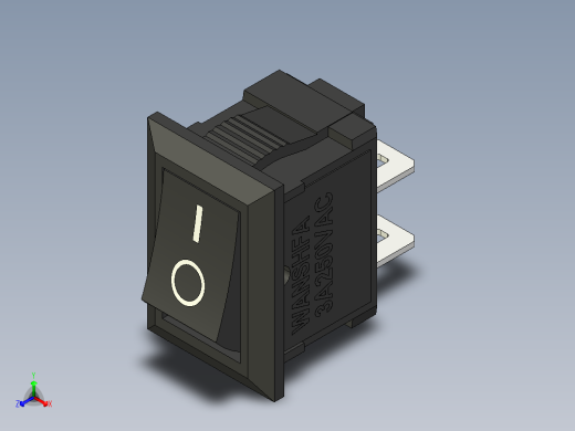 船型开关switch2正等轴测缩略图