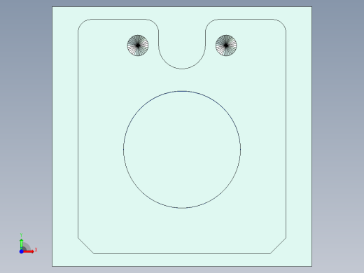 WK022-平面凹模数控铣削编程与加工工艺综合设计【UG和CAD图】前视缩略图