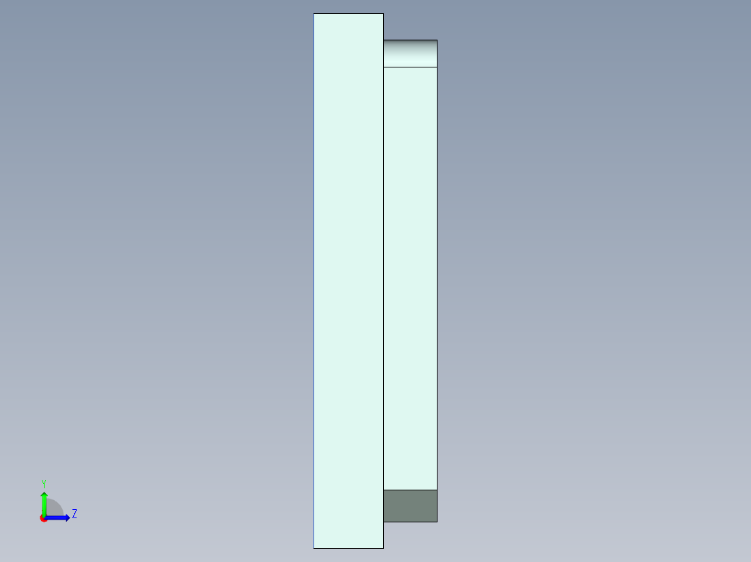 WK022-平面凹模数控铣削编程与加工工艺综合设计【UG和CAD图】左视图