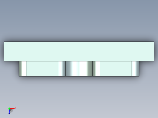 WK022-平面凹模数控铣削编程与加工工艺综合设计【UG和CAD图】俯视缩略图